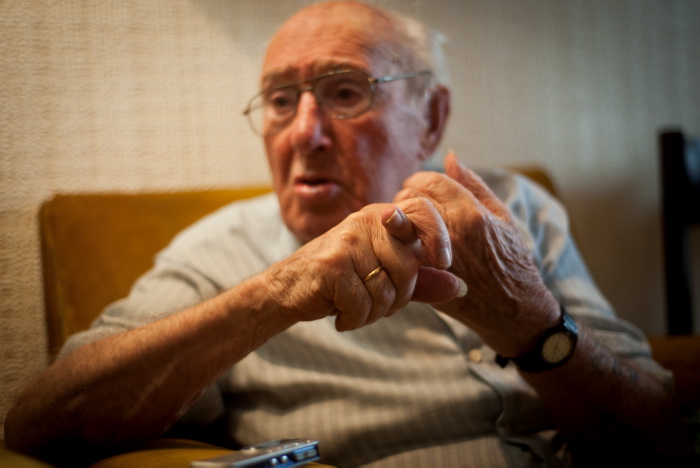 Marcelo usabiaga. Hernani (euskal Herria) 2012ko Irailaren 17a. Espainiako gerra zibilean borrokatu zuen errepublikanoen bandoan. Euskadiko, Catalunyako eta Madrideko frentean borrokatu ostean,